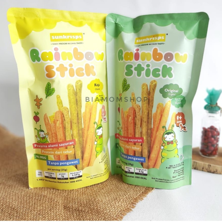 Rainbow Stick Cemilan Anak Usia 12m Shopee Indonesia