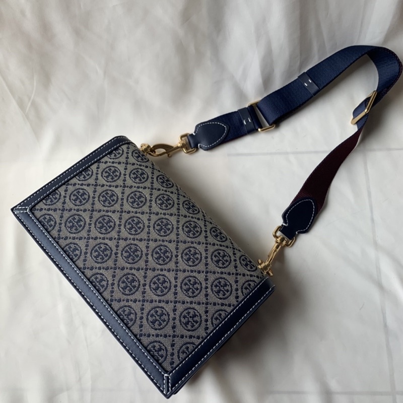 Tory Burch T Monogram Jacquard Shoulder Bag(81863)