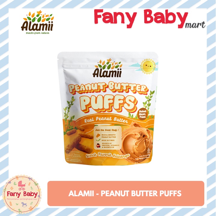 ALAMII PEANUT BUTTER PUFFS 30 GRAM