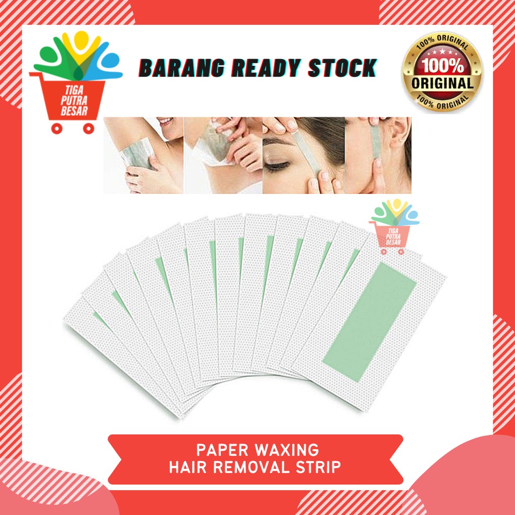 PAPER WAXING / HAIR REMOVAL STRIP / KERTAS WAXING PEMBERSIH BULU