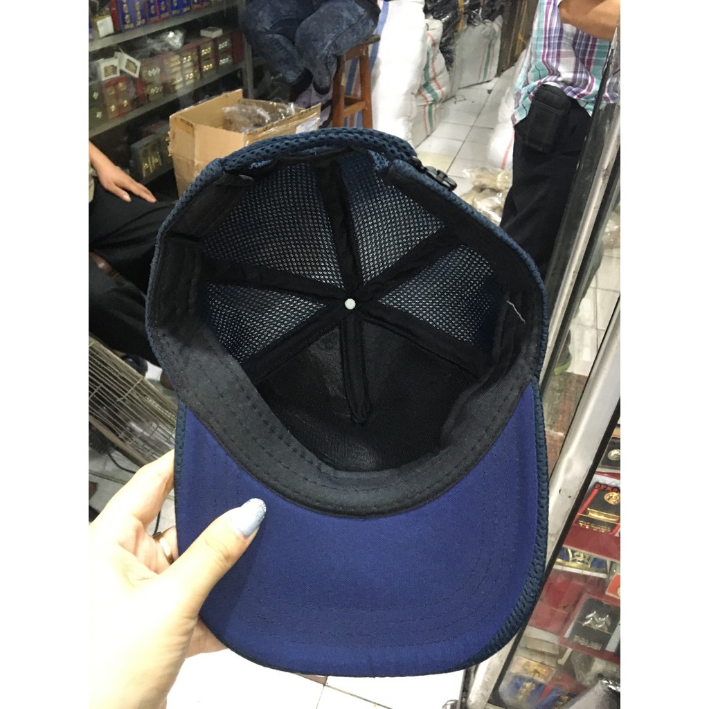 Topi Jaring Polos Topi Polos Topi biru