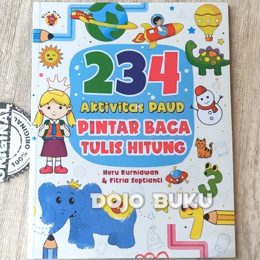 Buku 234 Aktivitas PAUD Pintar Baca Tulis Hitung by Heru Kurniawan