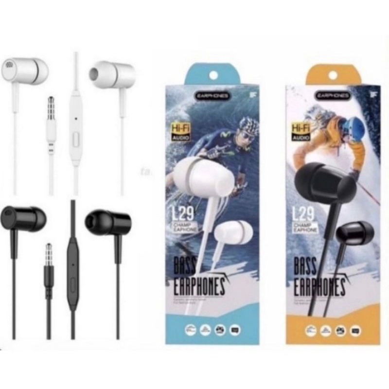 HEADSET SUPER BASS ANDROID L29 HIGH QUALITY PREMIUM 3.5 JACK