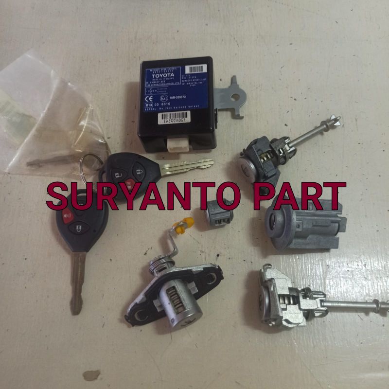 Kunci Kontak Set Kunci Set Toyota Innova Fortuner Lama Old(Original)