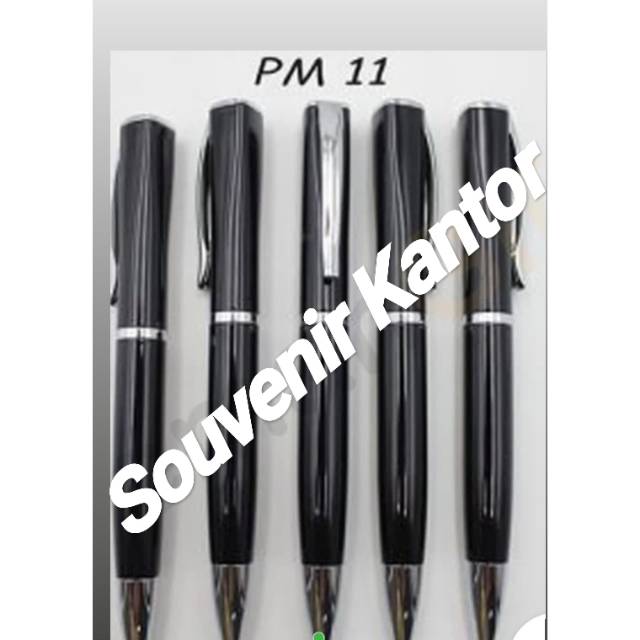 

Pen Metal PM 11 Pulpen Stainless Bisa Custom Logo/Nama