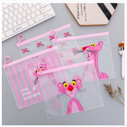 

Tempat Pen - Pensil Motif Transparan Pink Panther / Unicorn