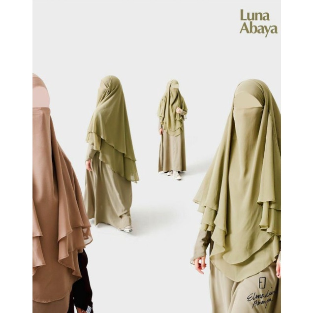 Elmadina Luna Abaya Sage M (Preloved)