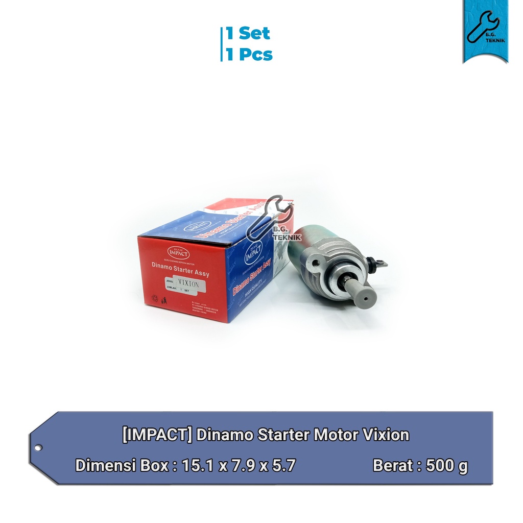 Dinamo starter motor Vixion - Impact