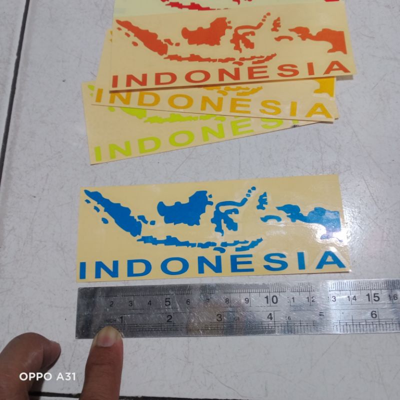 

sticker cutting peta indonesia, sticker peta indonesia.