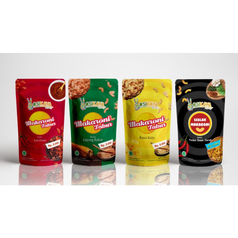 cemilan enak makaroni #sikaya 40gr