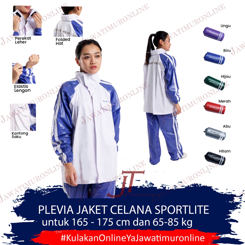 Jas Hujan Jaket Celana SPORTLITE 612 PLEVIA