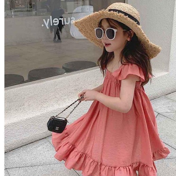 2-6thn | DRESS ANAK KOREA PESTA ELEGAN FORMAL PEREMPUAN MDD MG