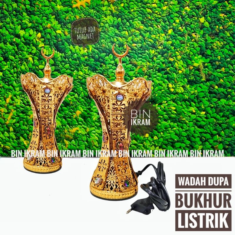 Wadah Buhur Listrik Prapen Tempat Bakar Bakhour Elektrik Pedupaan Arab