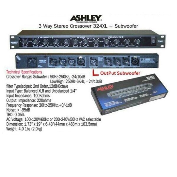 CROSSOVER AKTIF ASHLEY 324 XL (4WAY)
