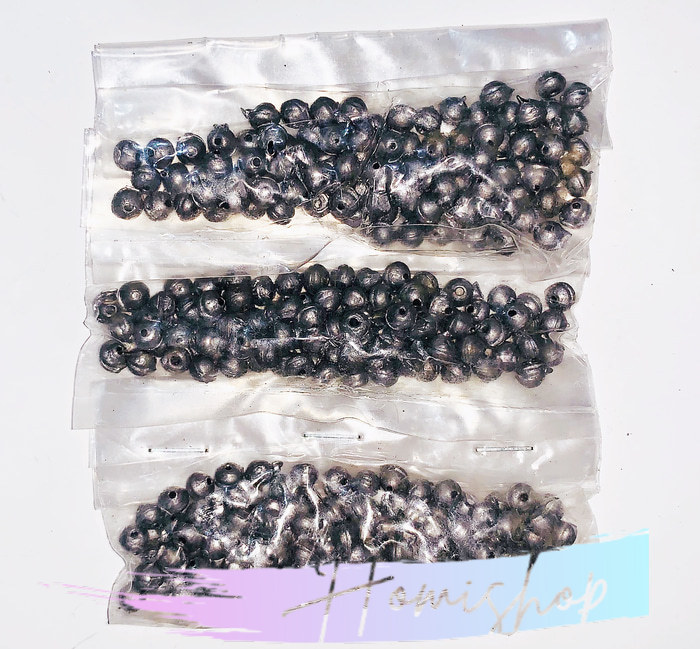 Timah | Timbel | Pemberat Mancing MERICA KECIL 2 (0B) | 0.49 GRAM