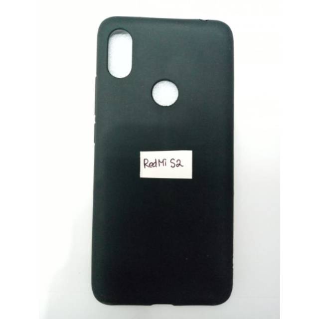 XIAOMI REDMI S2 MATTE BLACK SOFT CASE FULL BLACK