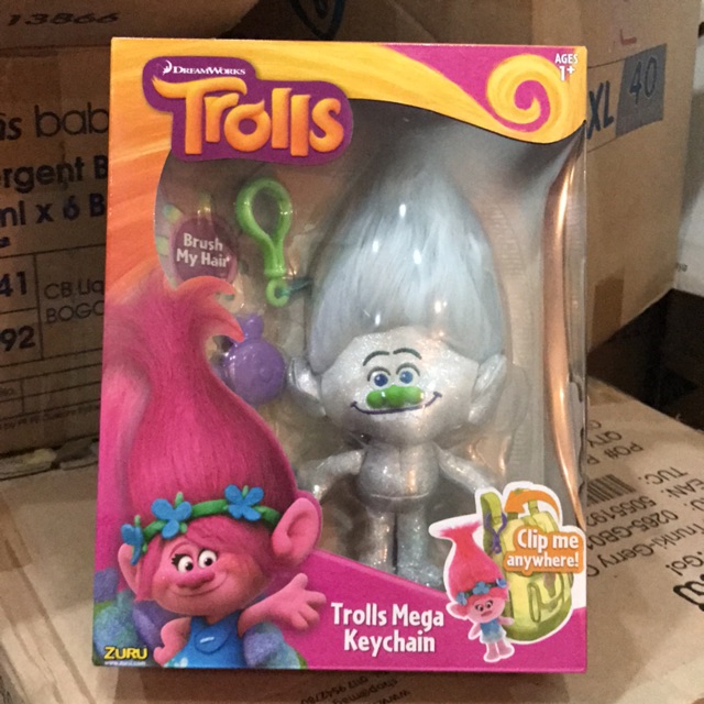 Trolls Mega Keychain Guy Diamond