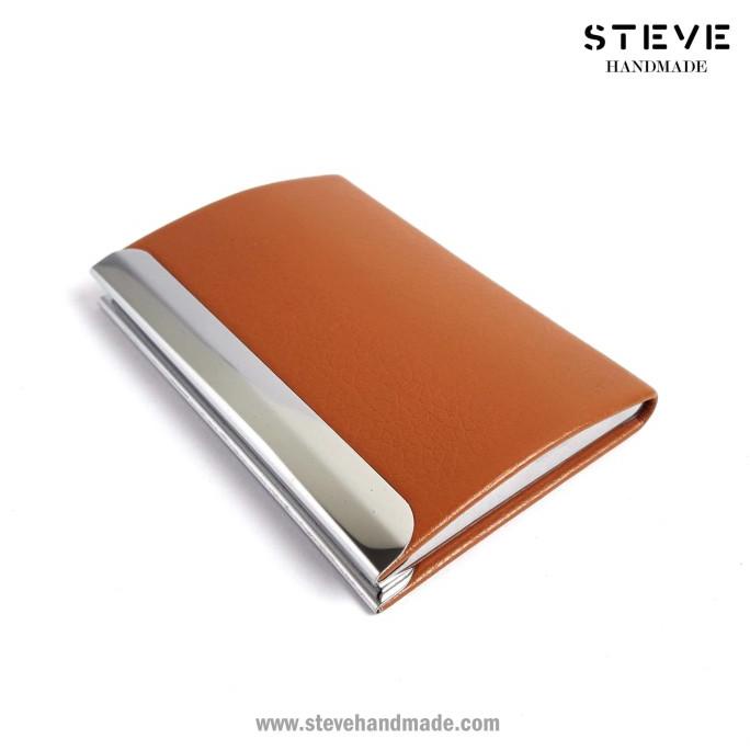 

Office & Stationery | Document Organizer | Dompet Kartu Tempat Kartu Nama Name Card Holder Ch006 Coklat Muda Tan | Best Seller