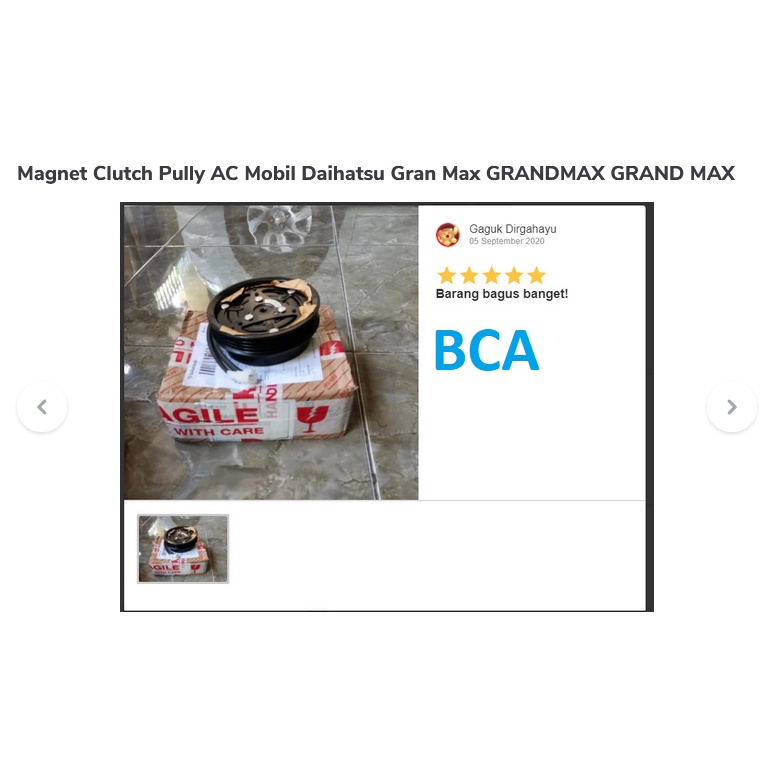 MAGNET CLUTCH MAGNIT PULLY AC Mobil Daihatsu Grand Max GRANDMAX GRANMAX GRAN MAX QUALITY TERBAIK