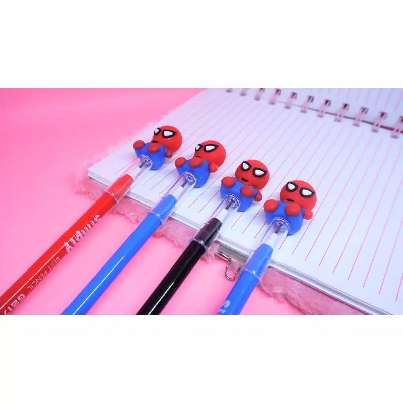 

pensil bensia spiderman pensil peluru spiderman