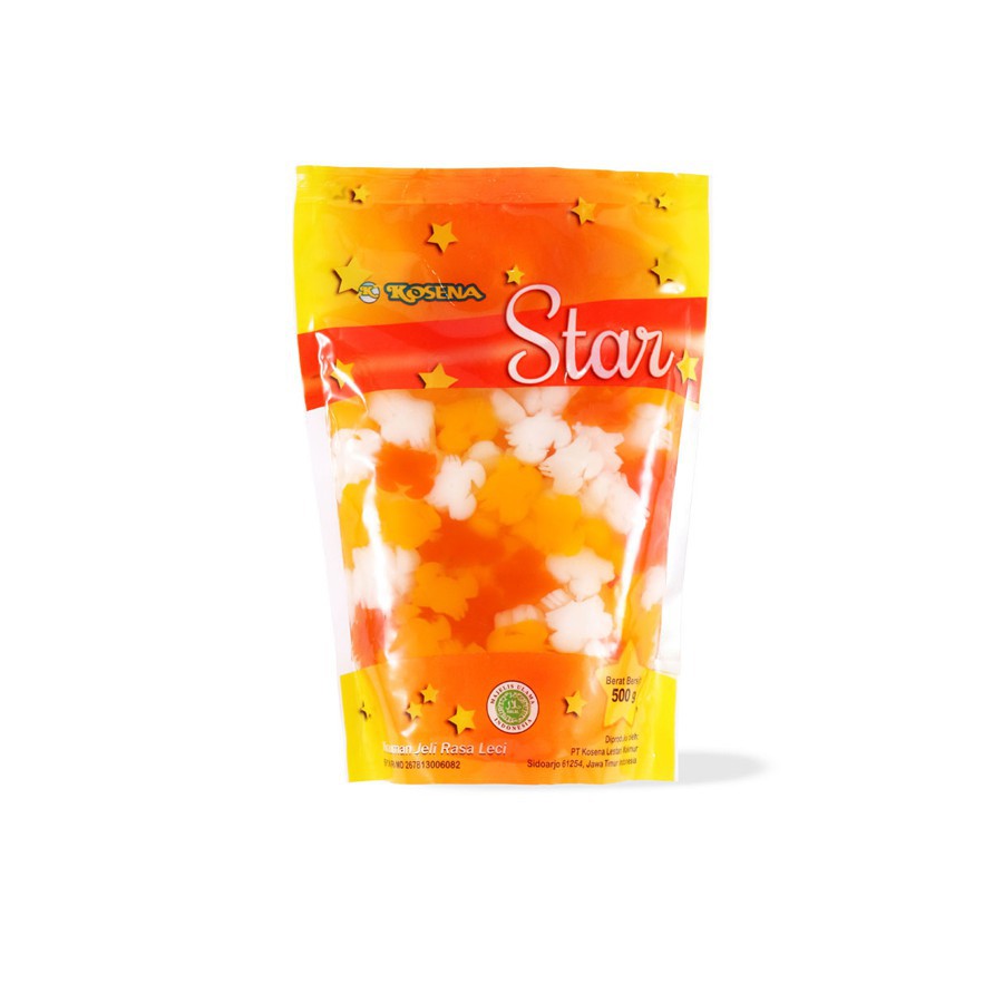 

FRESH N FRUITY JELLY STAR 500GR