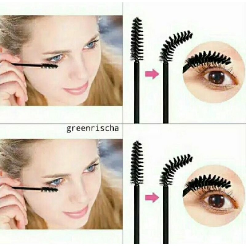 Sisir Kuas Maskara Spoolie Brush Mascara Wand Sikat Alis Bulu Mata Eyelash Extention Spoolers Makeup