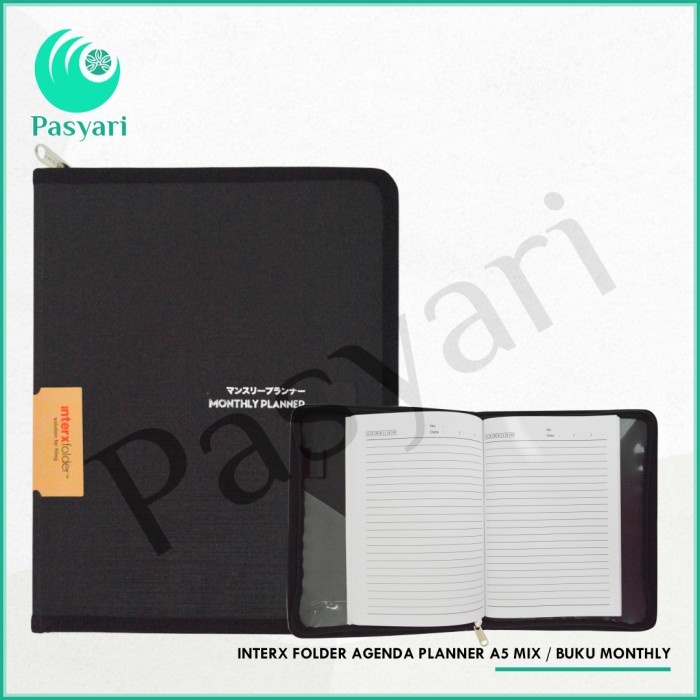 

Interx Folder Agenda Planner A5 Mix Buku Monthly