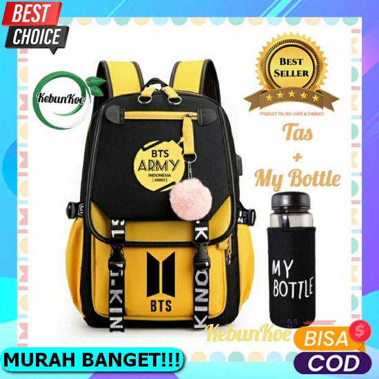 Mumerlho V23299 Fashion Tas Import Anak Bahan Kain Ukuran T25Xp22Xl10Cm Berat Tas Backpack Wanita Mo