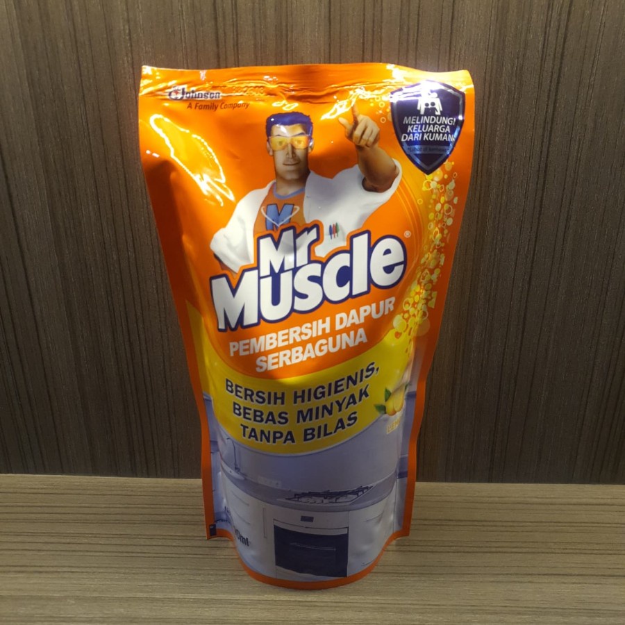 Mr Muscle Pembersih Dapur Serbaguna Bersih Higienis Bebas Minyak 800Ml