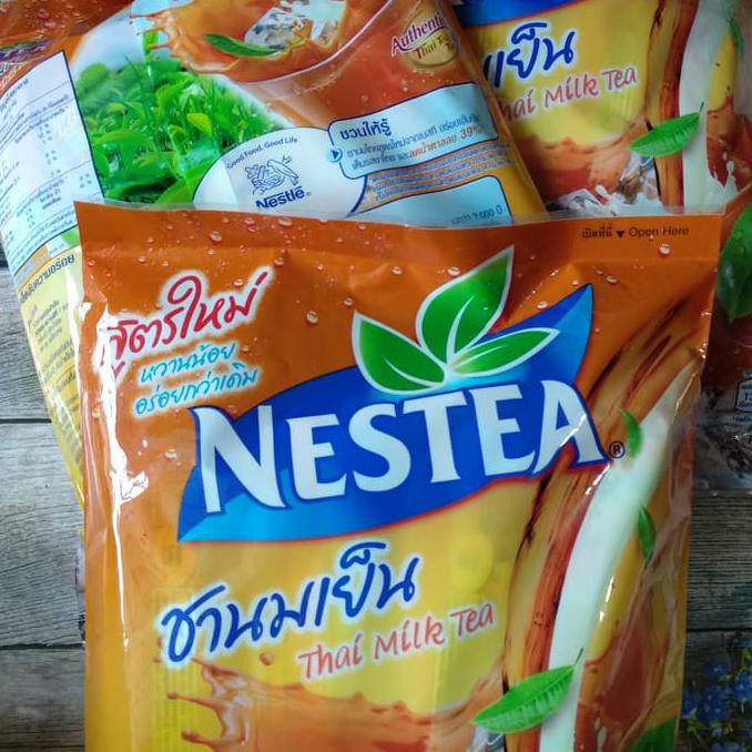 

Restock !!! Nestle Nestea Thai Milk Tea - Thai Tea - Teh Tarik Thailand Original