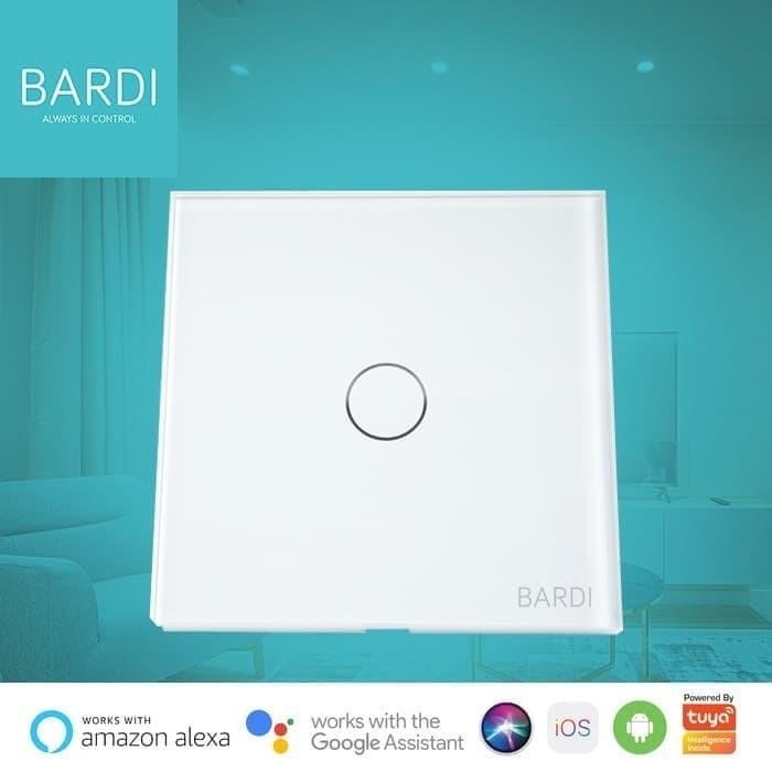 Saklar Bardi Smart Wifi Touch Wallswitch - Eu 1 Gang