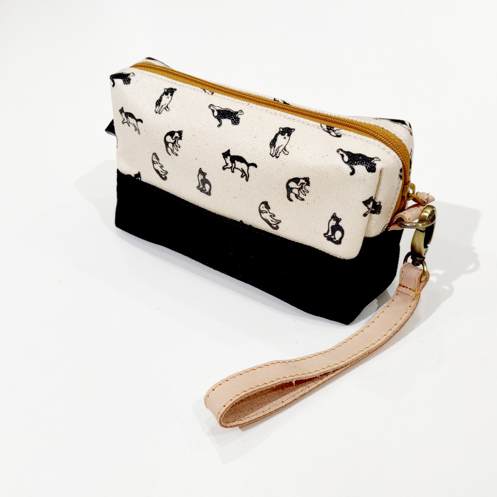

Canvas Living All Purpose Pouch Cats Natural