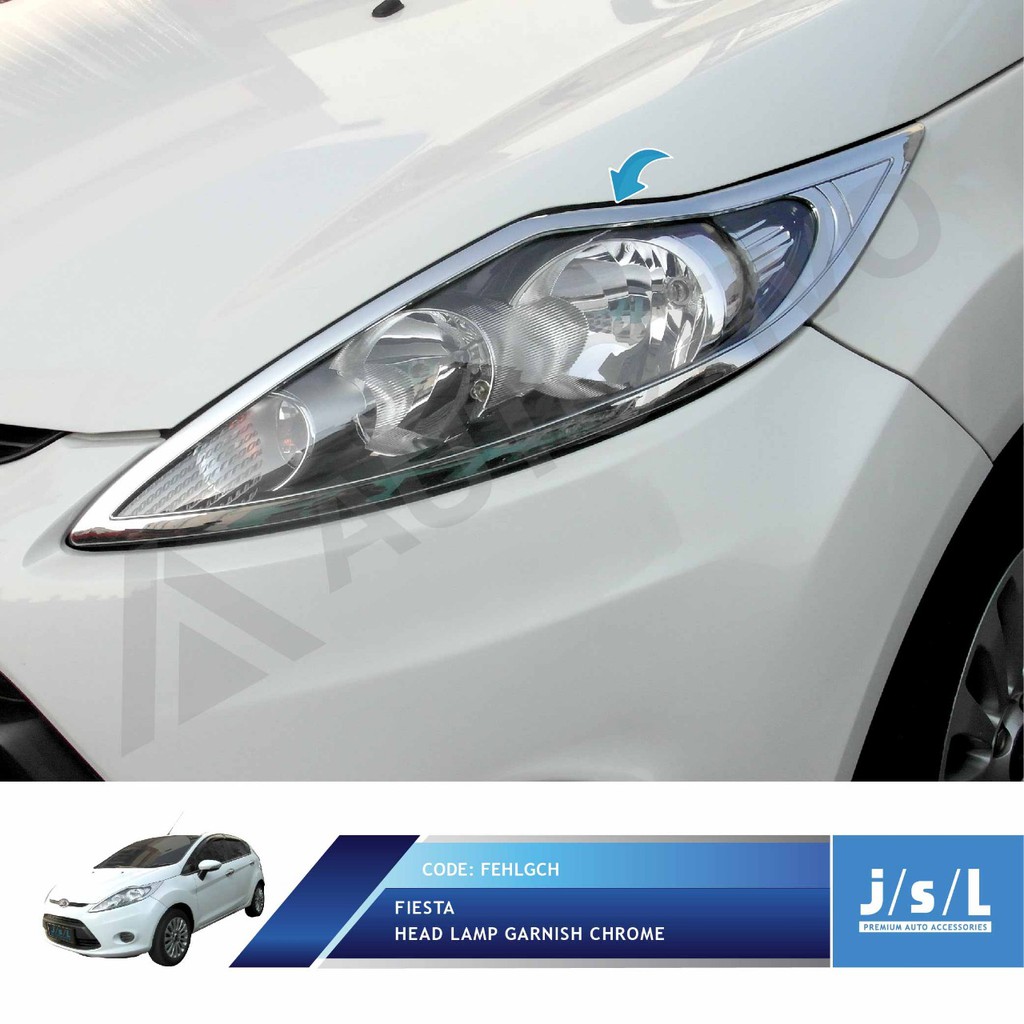 JSL Garnis Lampu Depan Suzuki Splash Krom Head Lamp Garnish Chrome