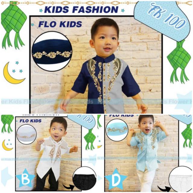 Setelan Koko Anak Cowok Flo kids FK100