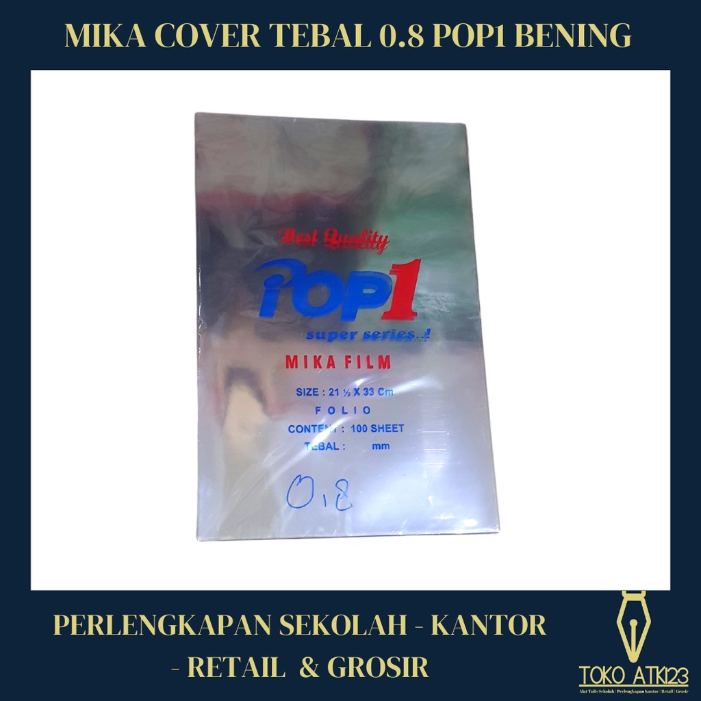 MIka Film / Mika Cover / Mika Jilid / Ukuran Folio Isi 100 lembar