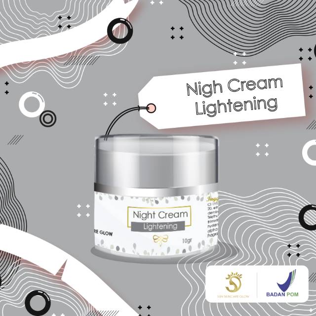 Night Cream Lightening - Ultima - Ss glow - Sun Skincare Glow