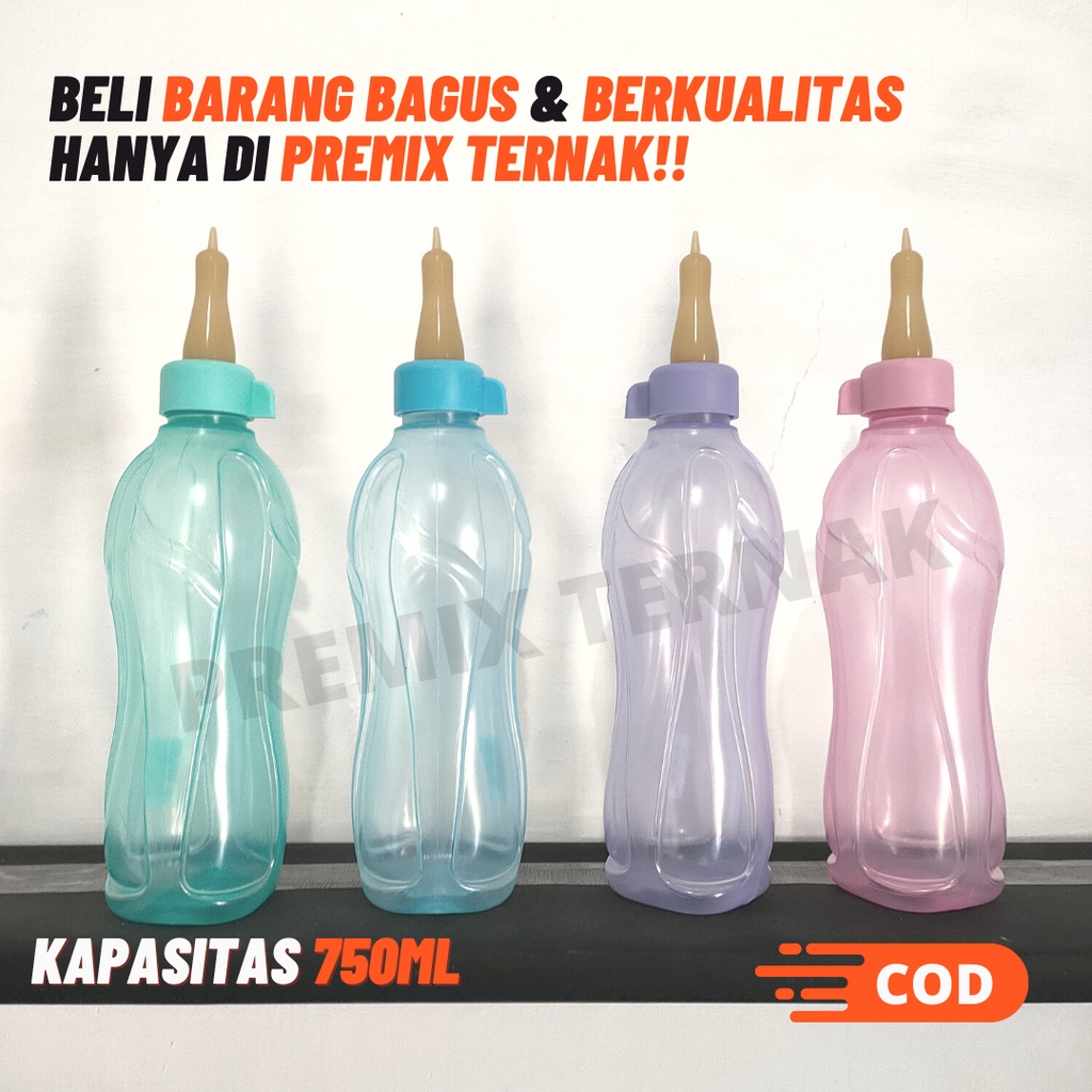 BOTOL DOT CEMPE ANAK KAMBING 1 LITER &amp; 750 ML - Dot Kambing Silikon Kuning