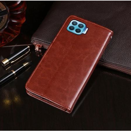 Oppo Reno 4f Cover Wallet Leater Case