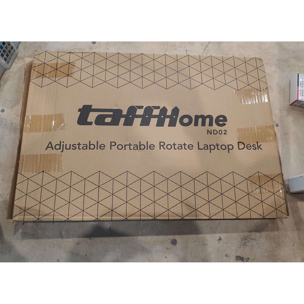 (MAINANKYU) Meja laptop TaffHOME Meja Laptop Adjustable Portable Rotate Laptop Desk - ND02