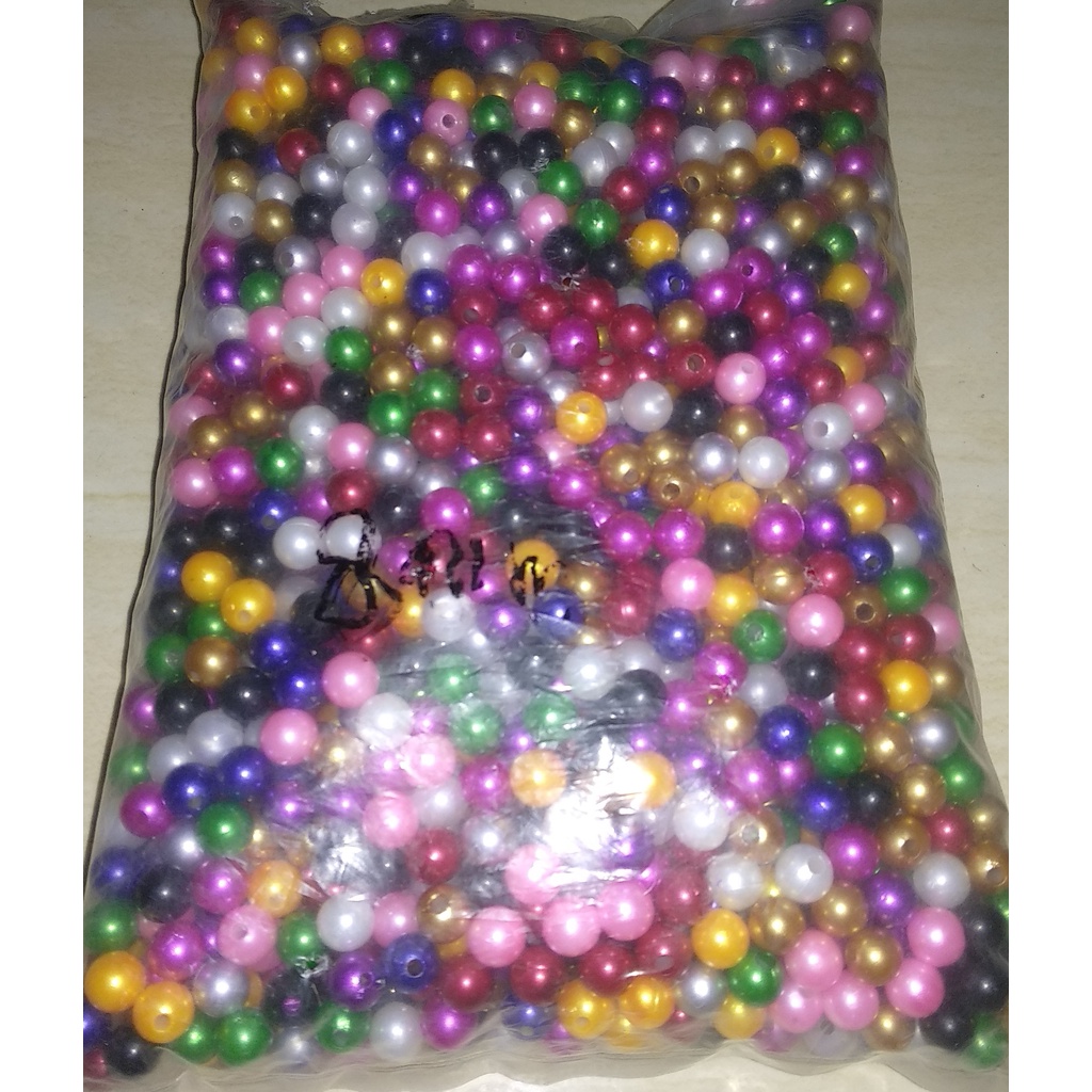 Mote Mutiara Mix 8mm 1pon-Mote Mutiara 1pon