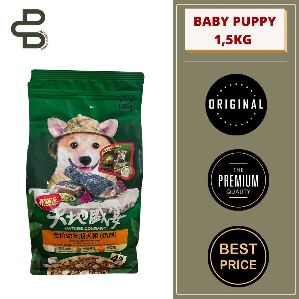 KITCHEN FLAVOR NATURE GOURMET FOR BABY PUPPY 1,5 KG FRESHPACK