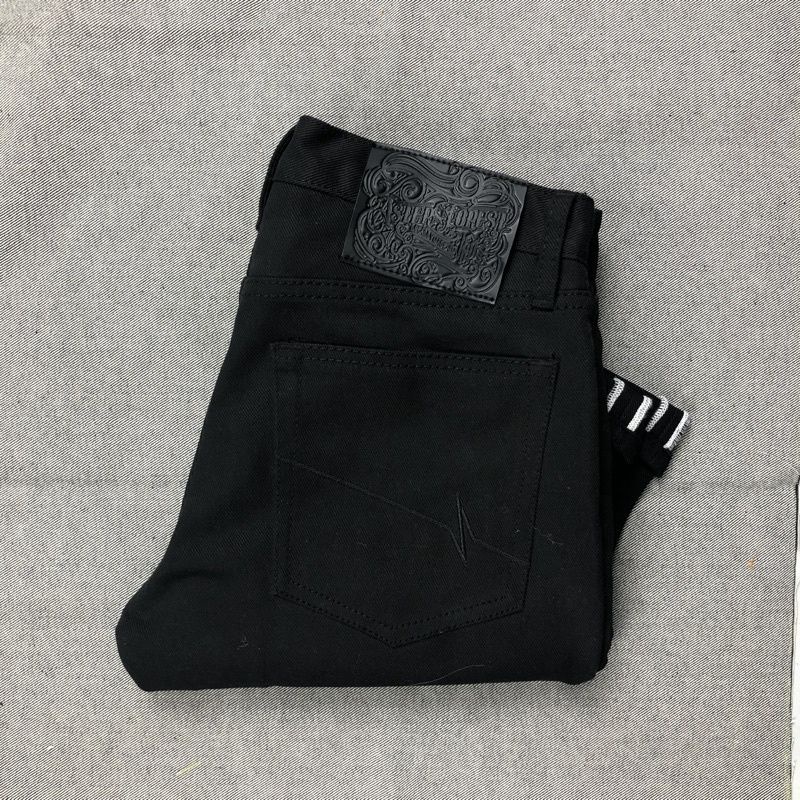 black selvedge denim