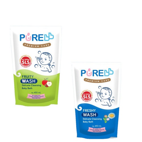 Sabun cair Pure BB Wash Fruity / Freshy Refill 450ml