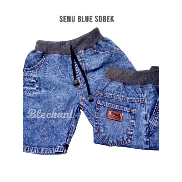 celana jeans anak cowok snow blue sobek dn non sobek usia 1-6thun