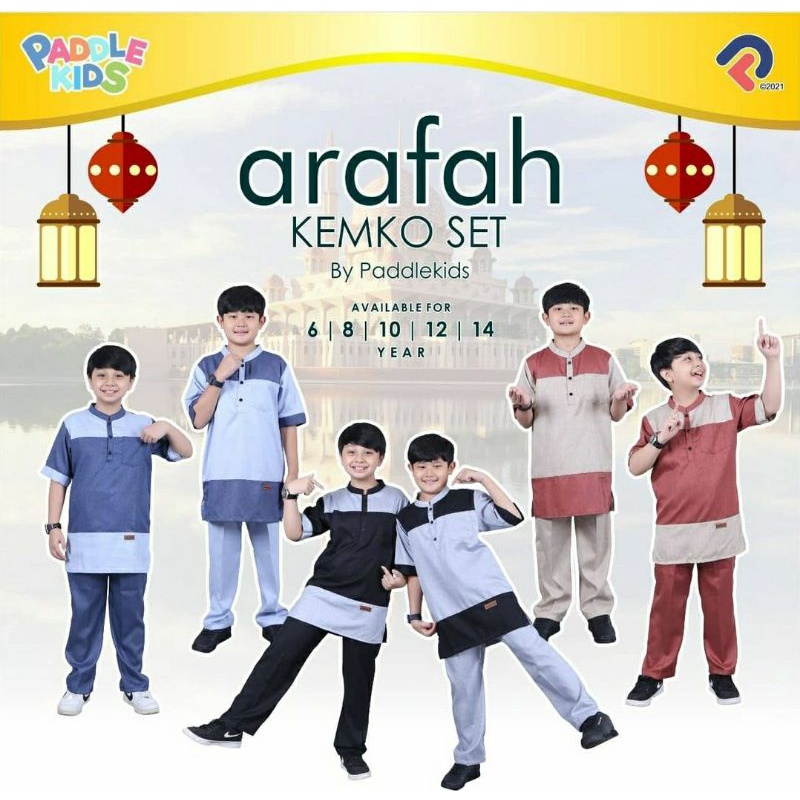 Setelan Koko Arafah By Paddle Kids (Kemko Set Junior)