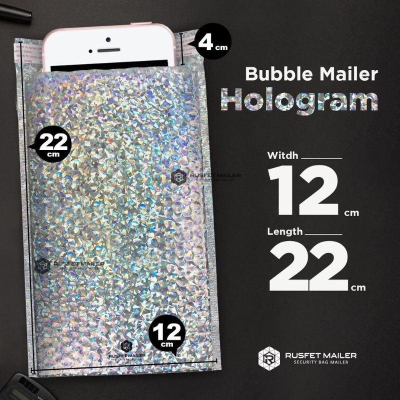 Amplop Bubble Mailer HOLOGRAM Premium