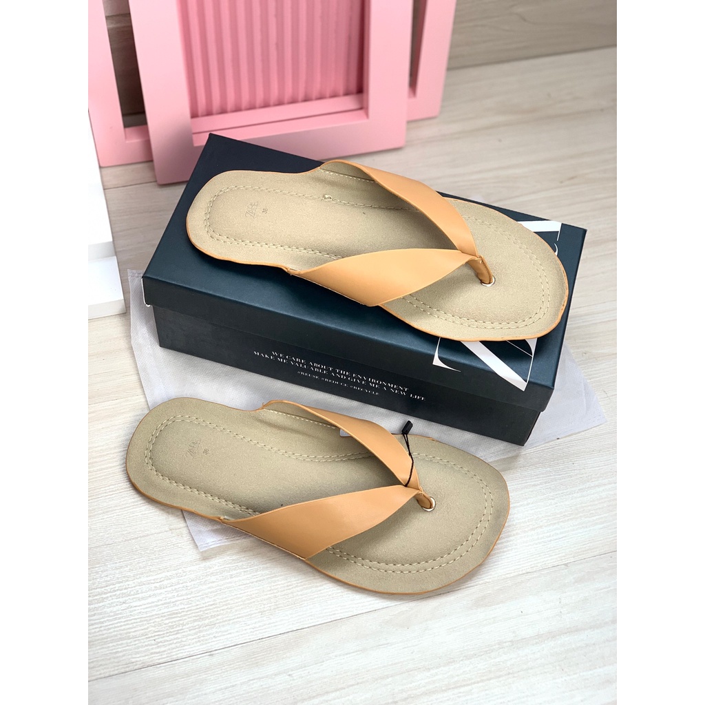 [7.7 Boombastis Sale⚡] - SANDAL FLAT WANITA ZS398 SENDAL PREMIUM IMPORT