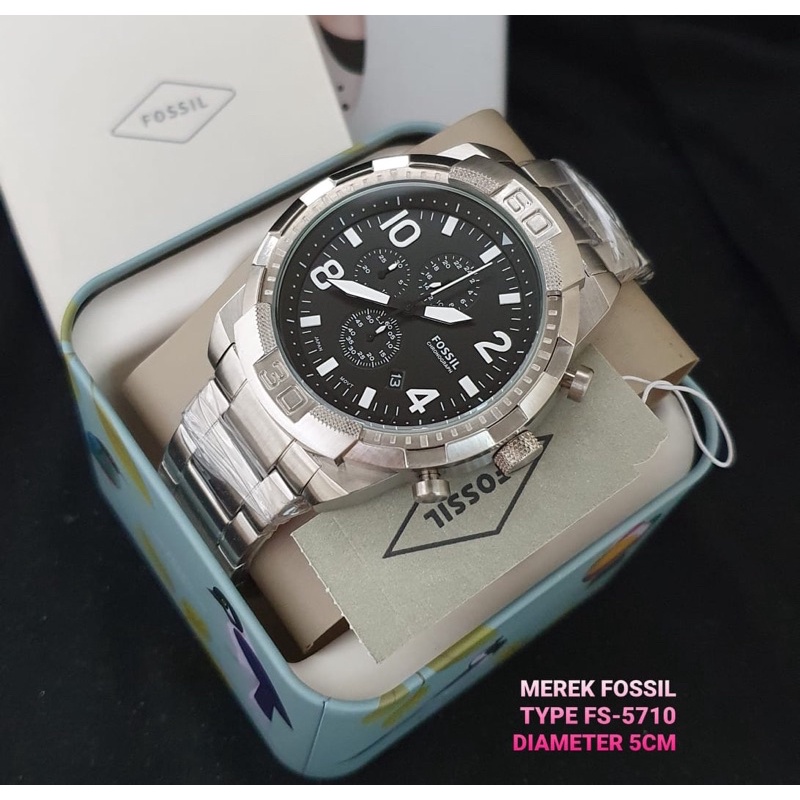 Jam Tangan Fssl Pria FS-5710 Chronograph Original Bm