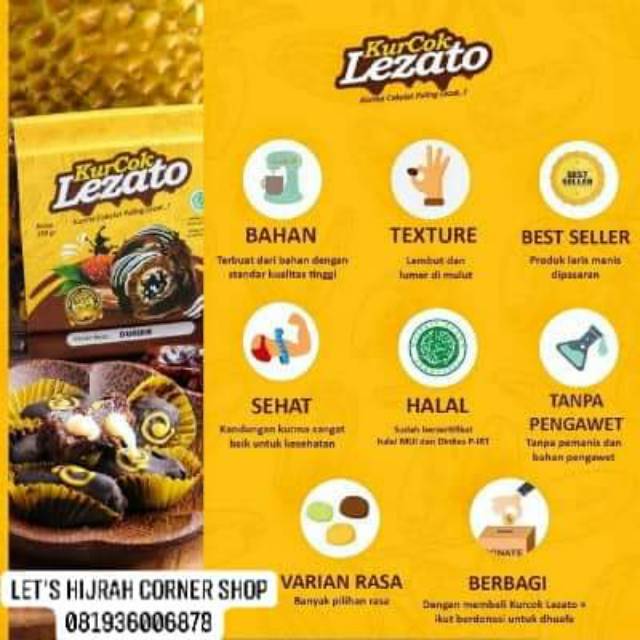 

Kurma coklat lezato