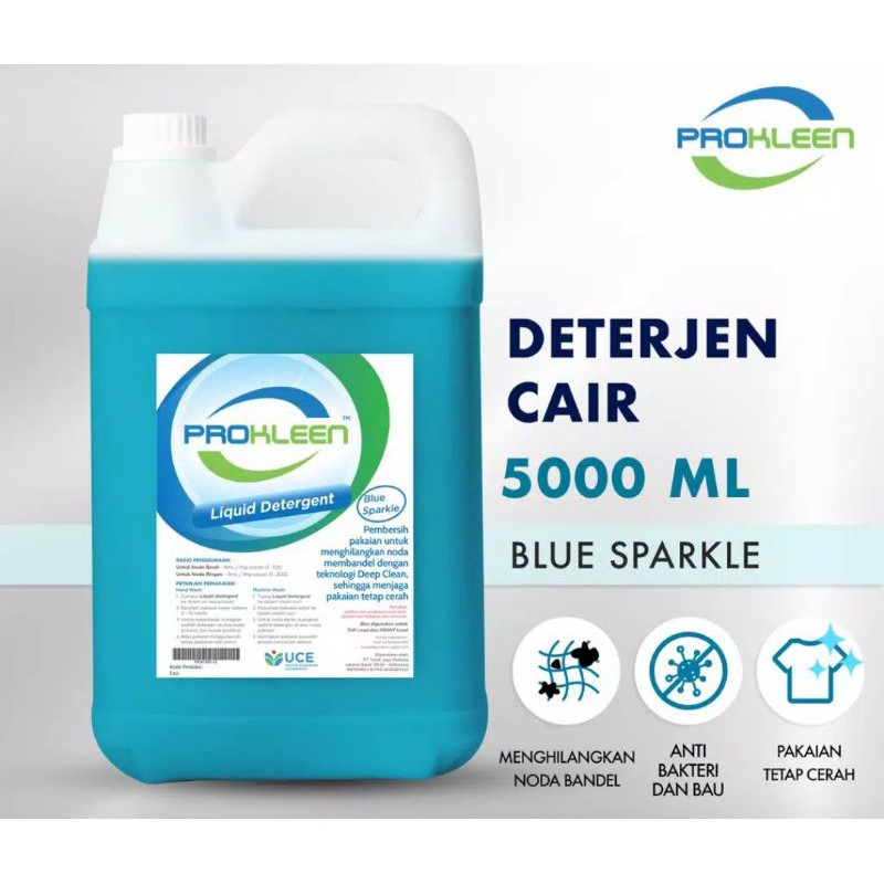 Deterjen Cair Laundry  Liquid Detergen PROKLEEN 5 Liter ORIGINAL